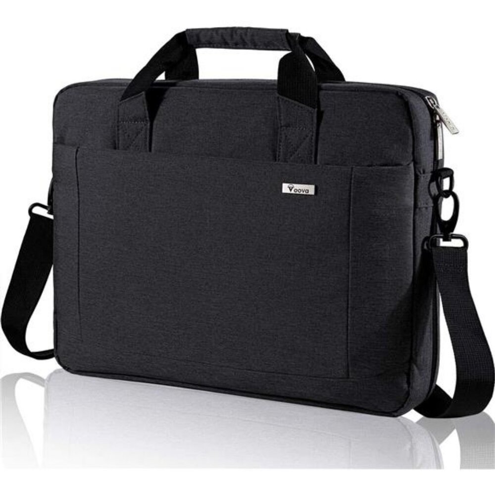 17 17.3 Inch Laptop Bag , Expandable Multi-function Shoulder Messenger Bag